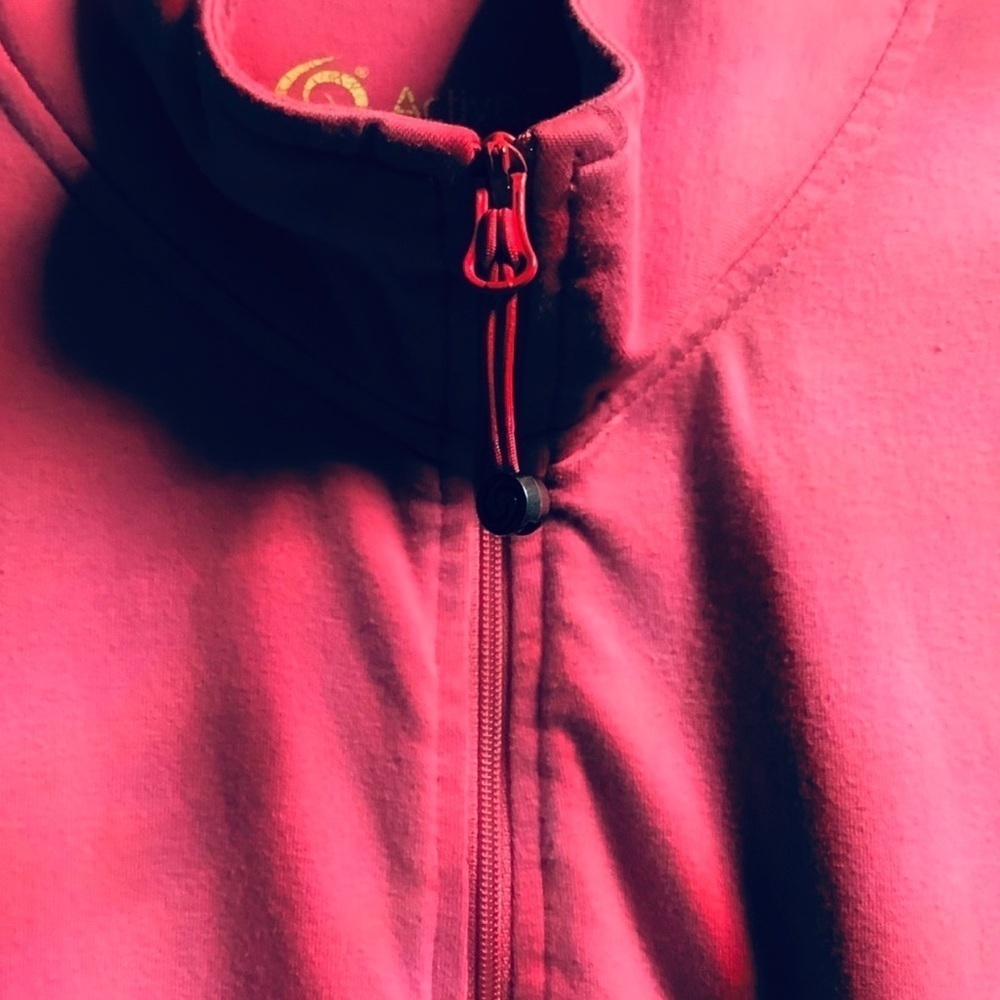 Plus Size 1X Pink Active Zone Jacket - Picture 4 of 6